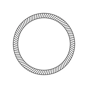 Rope Circle Illustrations ~ Stock Rope Circle Vectors