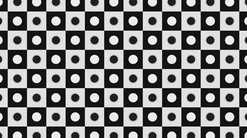Black and White Circle Wipe Transition Pattern Stock Footage 341700558