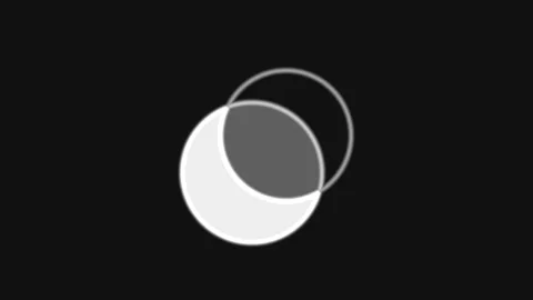 Black and white circle wipe transition for seamless looping Stock Footage 341704784