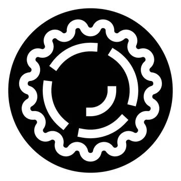 Black and white circular reload loading icon animation Ilustración de archivo