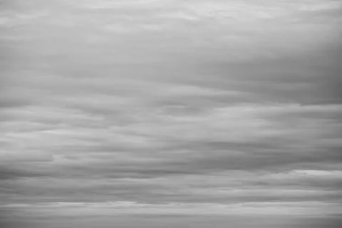 Black and white cloudscape Stock Photos
