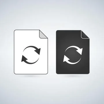 Black and white Coding HTML File Icon, vector illustration isolated on white Illustrazione stock