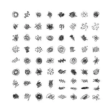 Black and white collection of various decorative borders and frames msea se.. 库存插图