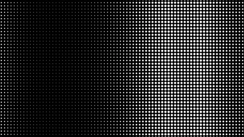 Black and White Comic Halftone Pattern with Abstract Gradient Motion Animation 스톡 동영상 346943591