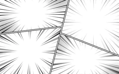 Black and white comic pop art background template イラスト素材