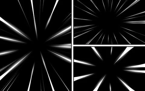 Black and white comic scene background. Illustration