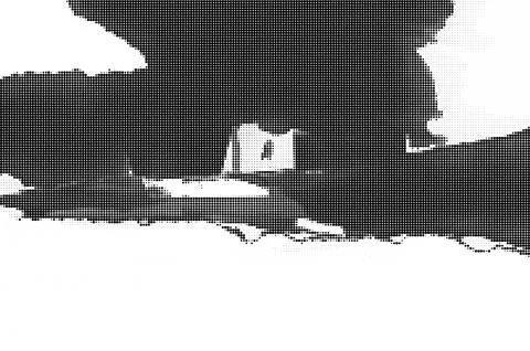 Black and white of a complex maze with multiple paths and dead ends labyrint Stock Illustration