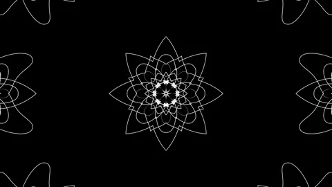 Black and white computer animation of th... | Stock Video | Pond5