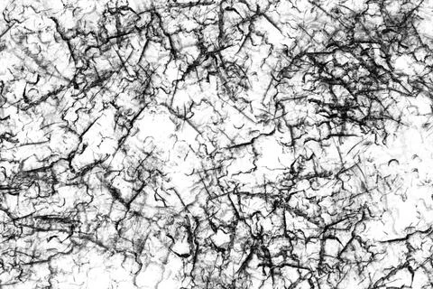 Black and white cracked texture creating dramatic abstract background Stock Illustration