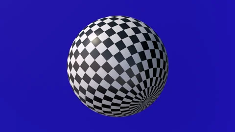 Black and white cube and sphere morphing. Blue background. 3d render. Video stock 243094819