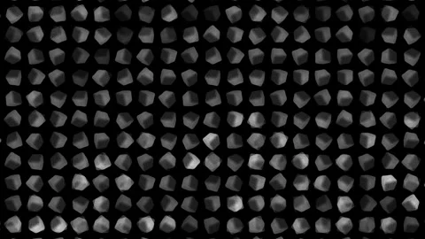 Black and white cubes pattern on black background video Stock Footage 313862395