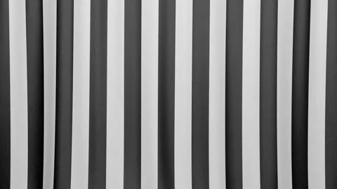 Black and White Curtain Transition Animation, Loop Vidéo 321070532