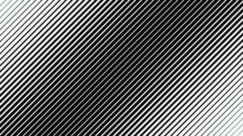 Black and white diagonal line pattern seamless loop motion background Stock Footage 347973147