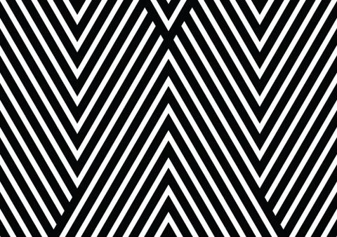 Black and white diagonal lines with stipes triangular shapes background, vector 스톡 일러스트