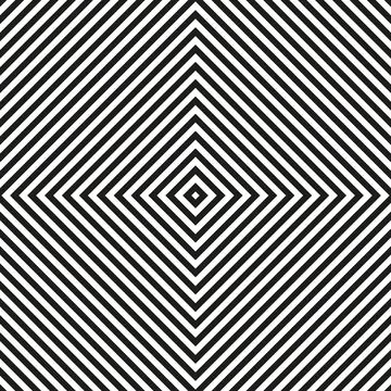 Black and white diagonal square art pattern. Stock Illustration