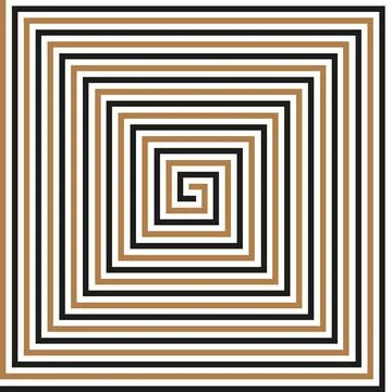 Black and white diagonal square maze pattern. 스톡 일러스트