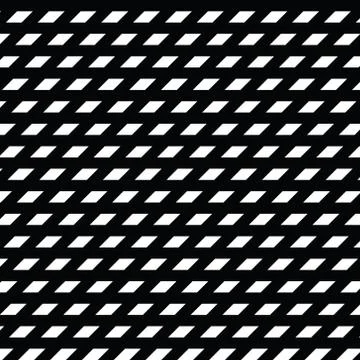 Black and white diamond shape modern geometric pattern Stock Illustration