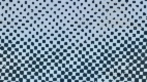 Black and White Digital Glitch Animated Checkerboard Background Vídeo Stock 336776311
