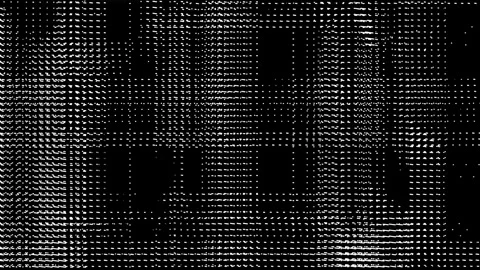 Black And White Digital Glitch Noise Short Intro Vídeos de archivo 343092982