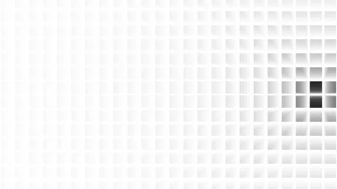 Black and White Digital Grid Squares Motion Background Stock Footage 320852324