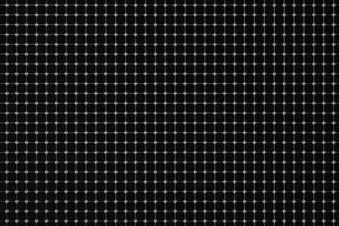 Black-and-white digital grid rendering. 3d illustration Stock Illustration