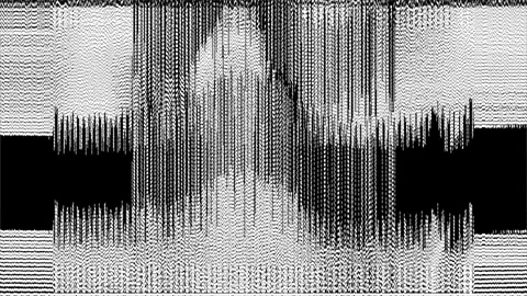 Black and White Dither Patterns Noisy Grayscale Trailer Concept Abstract an.. Stock Footage 311531721