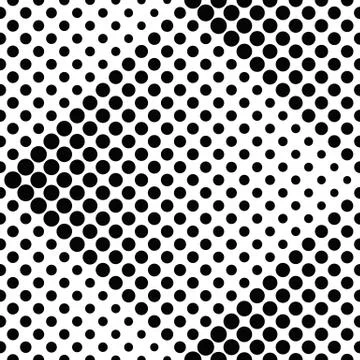 Black and white dot pattern background design 스톡 일러스트