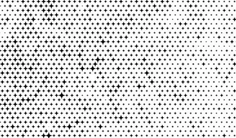 Black and white dot texture, abstract geometric halftone background, Stockillustratie