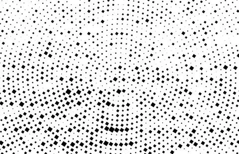 Black and white dot texture, abstract geometric halftone background, Stock Illustration