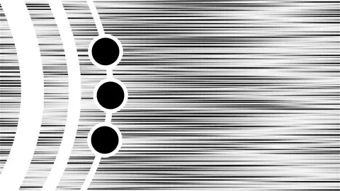 Black and white dots animation Video stock 71655646