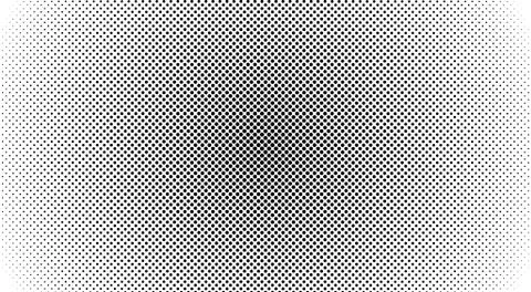 Black and white dots background in Halftone design. Vector illustration. Stock Illustration