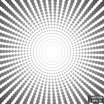 Black and white dots background Stock Illustration