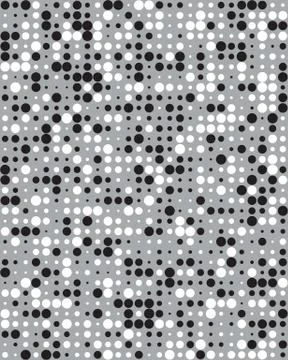 Black and white dots Stock Illustration
