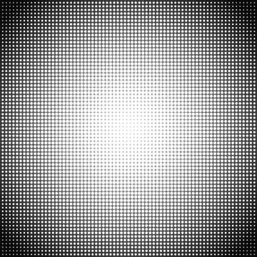 Black and white dotted background Stock Illustration