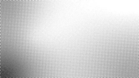 Black and white dotted halftone gradient with blank space in center. Contrast Ilustração Stock