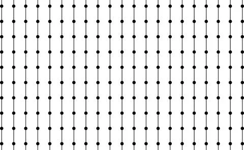 Black And White Dotted Vertical Line Pattern Seamless Geometric Minimal Bac.. Illustrazione stock