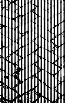 A black and white drawing of a brick wall, a brick wall of Grunge texture Stock Illustration