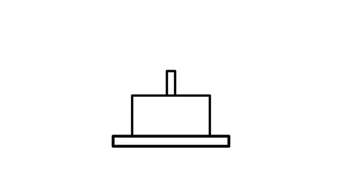 A black and white drawing of a computer, showcasing its monitor, keyboard, .. Stock Footage 332763292