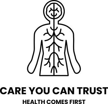 A black and white drawing of a human body with veins and a smiling face Stock Illustration