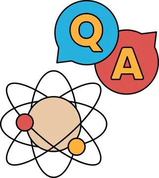 A black and white drawing of a question mark Stock Illustration