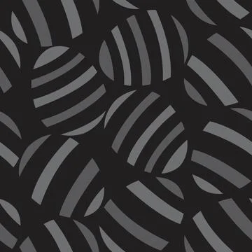 Black and White Easter Egg Seamless Pattern Background 스톡 일러스트