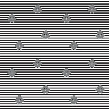 Black and White Easter Egg Seamless Pattern Background Stock Illustration