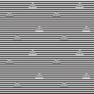 Black and White Easter Egg Seamless Pattern Background 스톡 일러스트