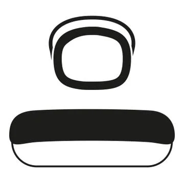 Black and white eclair cake silhouette set Illustrazione stock