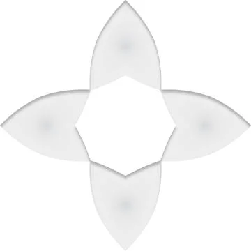 Black And White Element Art Gradient Minimal Abstract Shape for Modern Visu.. イラスト素材