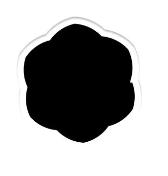 Black And White Element Art Gradient Minimal Abstract Shape for Modern Visu.. イラスト素材