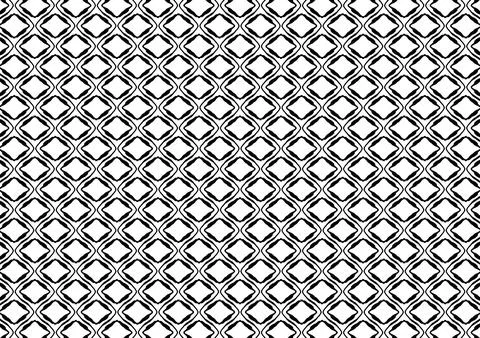 Black and white floral pattern for coloring, background, fabric pattern. Illustrazione stock