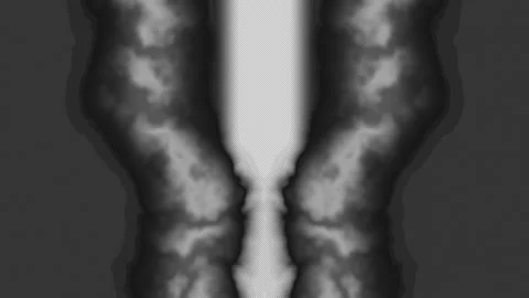 Black and White Fluid Smoke Background Seamless Loop Stock Footage 342344289