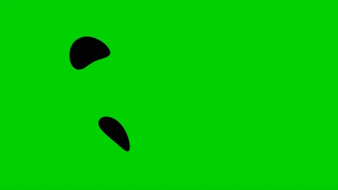 Black and white fluid venom graphic animation Stock Footage 227101881