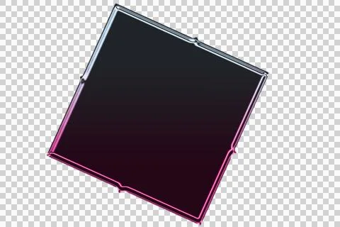 Black and white of a folded paper airplane with geometric creases transparent Illustrazione stock